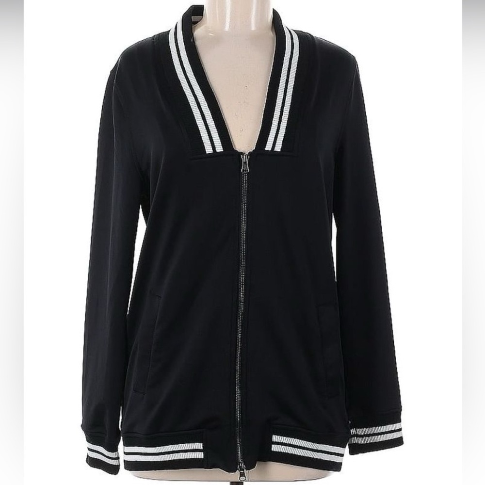 Mondetta Lia Knit Collar Jacket black size small